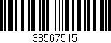 Código de barras (EAN, GTIN, SKU, ISBN): '38567515'