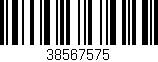 Código de barras (EAN, GTIN, SKU, ISBN): '38567575'