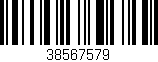Código de barras (EAN, GTIN, SKU, ISBN): '38567579'