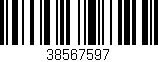Código de barras (EAN, GTIN, SKU, ISBN): '38567597'
