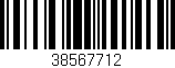 Código de barras (EAN, GTIN, SKU, ISBN): '38567712'
