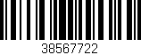 Código de barras (EAN, GTIN, SKU, ISBN): '38567722'