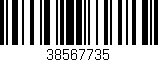 Código de barras (EAN, GTIN, SKU, ISBN): '38567735'