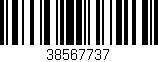 Código de barras (EAN, GTIN, SKU, ISBN): '38567737'