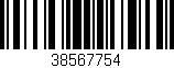 Código de barras (EAN, GTIN, SKU, ISBN): '38567754'