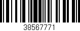 Código de barras (EAN, GTIN, SKU, ISBN): '38567771'