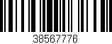 Código de barras (EAN, GTIN, SKU, ISBN): '38567776'
