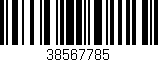Código de barras (EAN, GTIN, SKU, ISBN): '38567785'