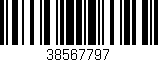 Código de barras (EAN, GTIN, SKU, ISBN): '38567797'