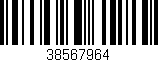 Código de barras (EAN, GTIN, SKU, ISBN): '38567964'