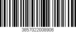 Código de barras (EAN, GTIN, SKU, ISBN): '3857022008906'