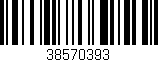 Código de barras (EAN, GTIN, SKU, ISBN): '38570393'