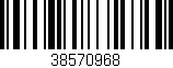Código de barras (EAN, GTIN, SKU, ISBN): '38570968'