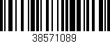 Código de barras (EAN, GTIN, SKU, ISBN): '38571089'