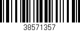 Código de barras (EAN, GTIN, SKU, ISBN): '38571357'
