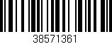 Código de barras (EAN, GTIN, SKU, ISBN): '38571361'