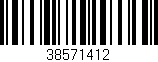 Código de barras (EAN, GTIN, SKU, ISBN): '38571412'