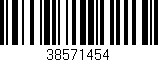 Código de barras (EAN, GTIN, SKU, ISBN): '38571454'