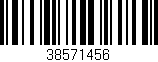 Código de barras (EAN, GTIN, SKU, ISBN): '38571456'