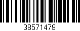Código de barras (EAN, GTIN, SKU, ISBN): '38571479'