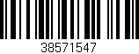 Código de barras (EAN, GTIN, SKU, ISBN): '38571547'