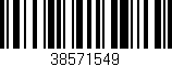 Código de barras (EAN, GTIN, SKU, ISBN): '38571549'