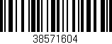 Código de barras (EAN, GTIN, SKU, ISBN): '38571604'