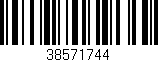 Código de barras (EAN, GTIN, SKU, ISBN): '38571744'