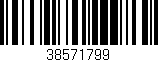 Código de barras (EAN, GTIN, SKU, ISBN): '38571799'