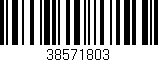 Código de barras (EAN, GTIN, SKU, ISBN): '38571803'