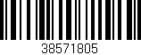 Código de barras (EAN, GTIN, SKU, ISBN): '38571805'