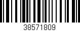 Código de barras (EAN, GTIN, SKU, ISBN): '38571809'