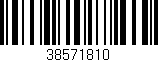 Código de barras (EAN, GTIN, SKU, ISBN): '38571810'