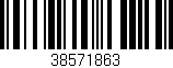 Código de barras (EAN, GTIN, SKU, ISBN): '38571863'