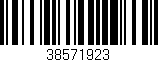 Código de barras (EAN, GTIN, SKU, ISBN): '38571923'