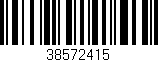 Código de barras (EAN, GTIN, SKU, ISBN): '38572415'