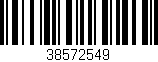 Código de barras (EAN, GTIN, SKU, ISBN): '38572549'