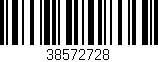 Código de barras (EAN, GTIN, SKU, ISBN): '38572728'
