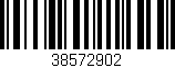 Código de barras (EAN, GTIN, SKU, ISBN): '38572902'