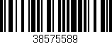Código de barras (EAN, GTIN, SKU, ISBN): '38575589'