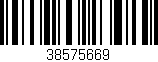 Código de barras (EAN, GTIN, SKU, ISBN): '38575669'