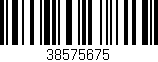 Código de barras (EAN, GTIN, SKU, ISBN): '38575675'