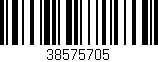 Código de barras (EAN, GTIN, SKU, ISBN): '38575705'