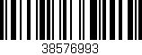 Código de barras (EAN, GTIN, SKU, ISBN): '38576993'