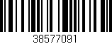 Código de barras (EAN, GTIN, SKU, ISBN): '38577091'