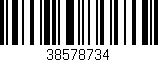 Código de barras (EAN, GTIN, SKU, ISBN): '38578734'