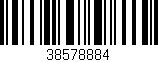 Código de barras (EAN, GTIN, SKU, ISBN): '38578884'