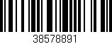 Código de barras (EAN, GTIN, SKU, ISBN): '38578891'