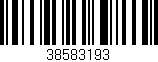 Código de barras (EAN, GTIN, SKU, ISBN): '38583193'