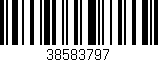 Código de barras (EAN, GTIN, SKU, ISBN): '38583797'
